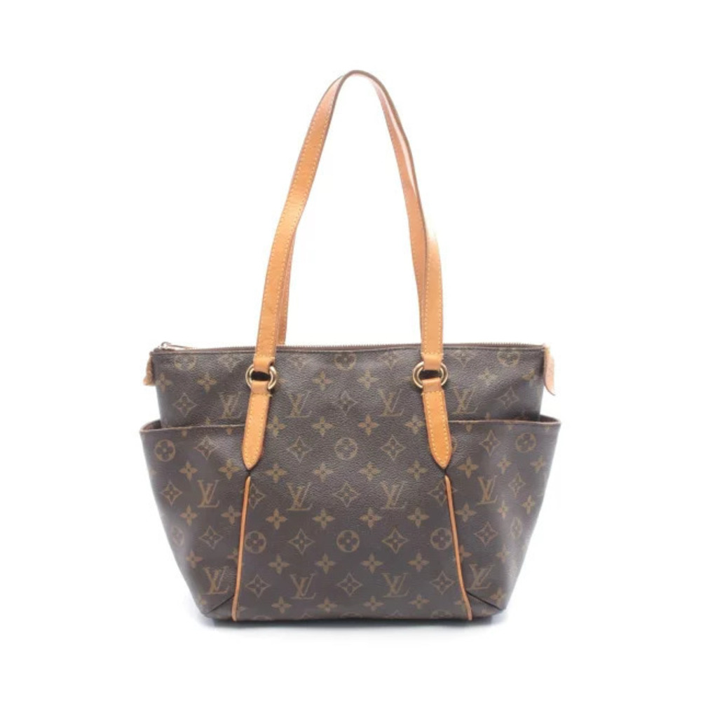 Louis Vuitton Totally Tote Bag Canvas Leather Monogram Brown